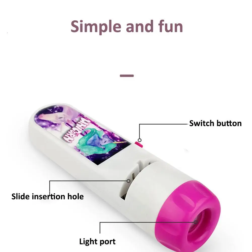 Projection Flashlight Children Projector Light Cute Cartoon Toy Night Photo Picture Bedtime Learning Fun Toys | Игрушки и хобби