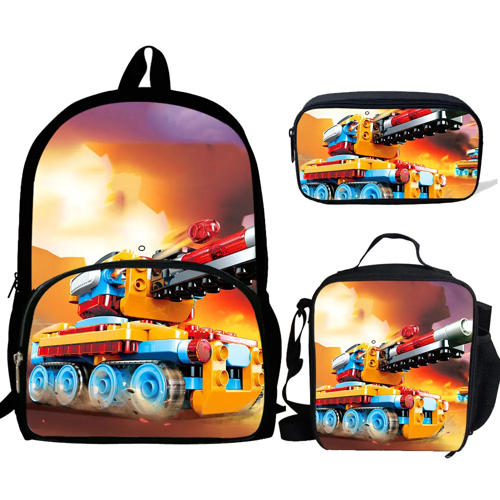 Школьные ранцы для девочек-подростков 3 шт./компл., школьный рюкзак для мальчиков и девочек, симпатичная сумка для книг с мультяшным рисунком