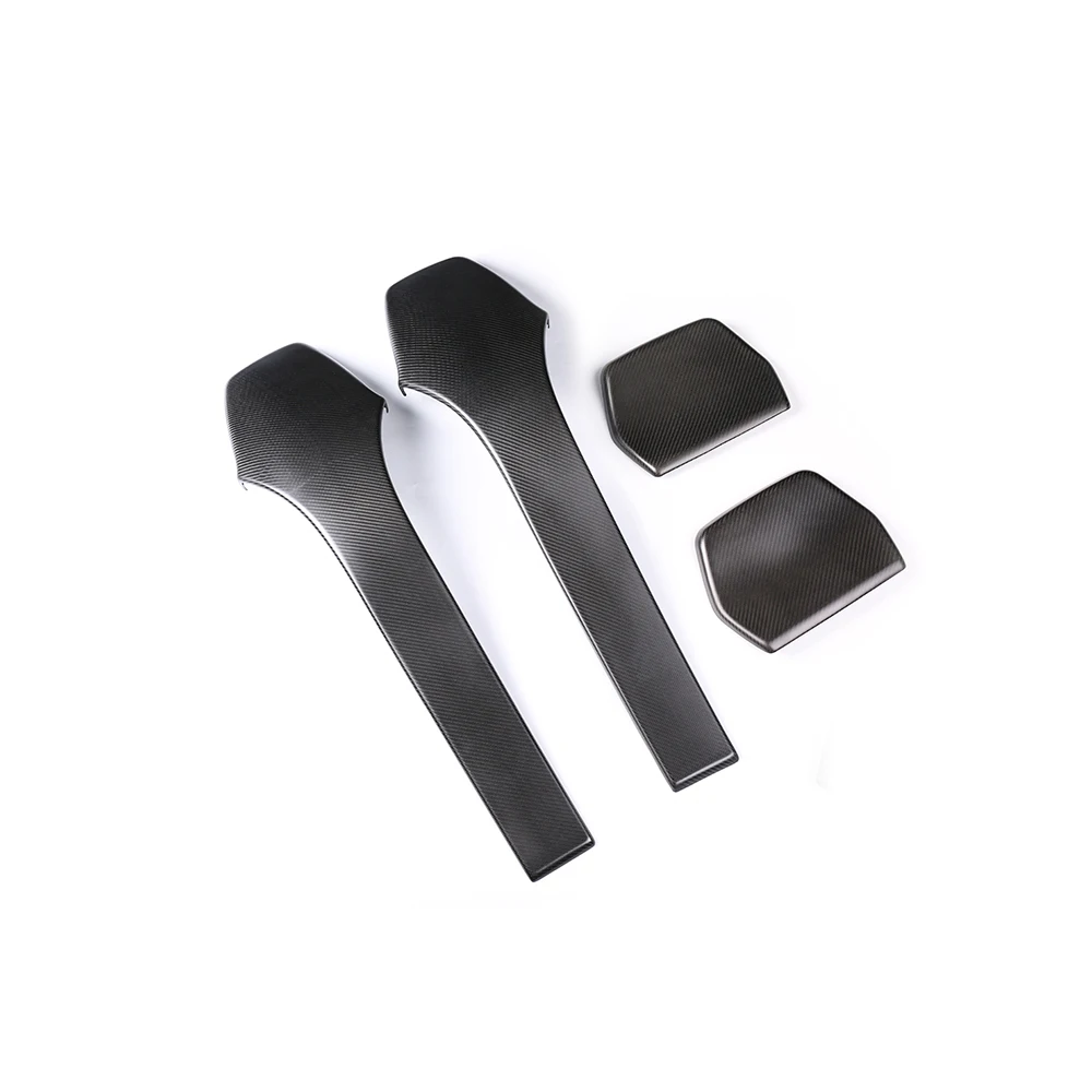 

4Pcs/set Matt Black Carbon Fiber Seat Back Cover For BMW F80 M3 F82 F83 M4 Full Carbon Fiber 2014 2015 2016 2017+ Interior Trims