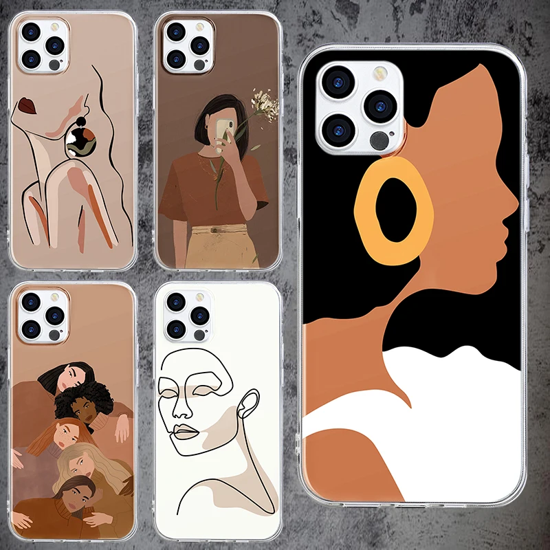 Fashion Vintage Girl Minimalist Case For Samsung Galaxy Note S20 S21 20 Ultra FE S11 A40 A50 A50S A21S S 10 E Plus Pro Lite TPU