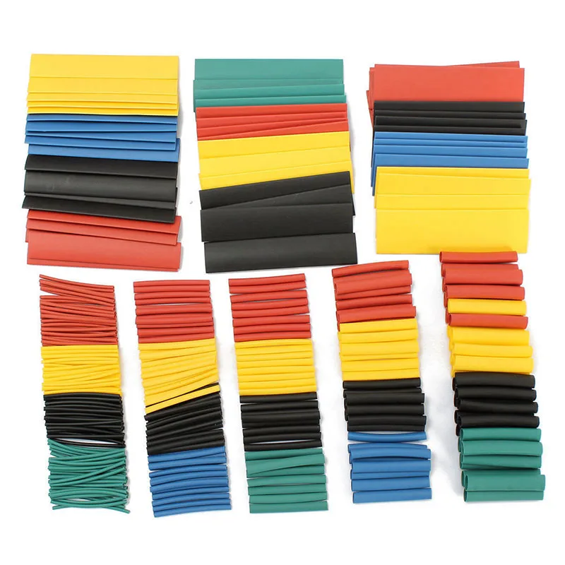 

Newly 328pcs Heat Shrink Tube Assorted Insulation Shrinkable Tube 2:1 Wire Cable Sleeve Kit BN99
