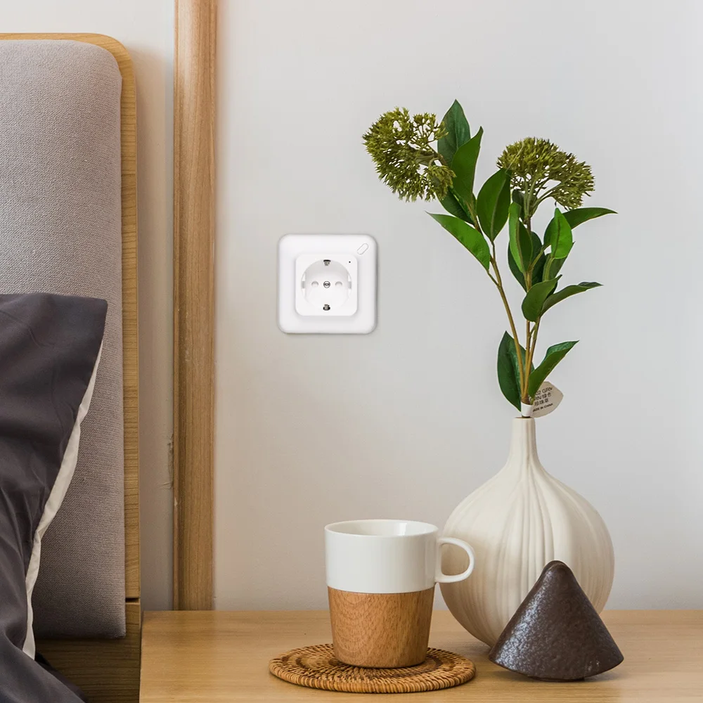 Умная розетка со встроенной вилкой Wi-Fi набор таймеров вилка европейского
