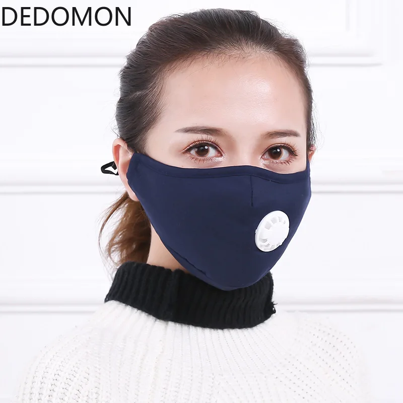 Противозагрязняющая маска для лица респиратор от пыли моющиеся многоразовые