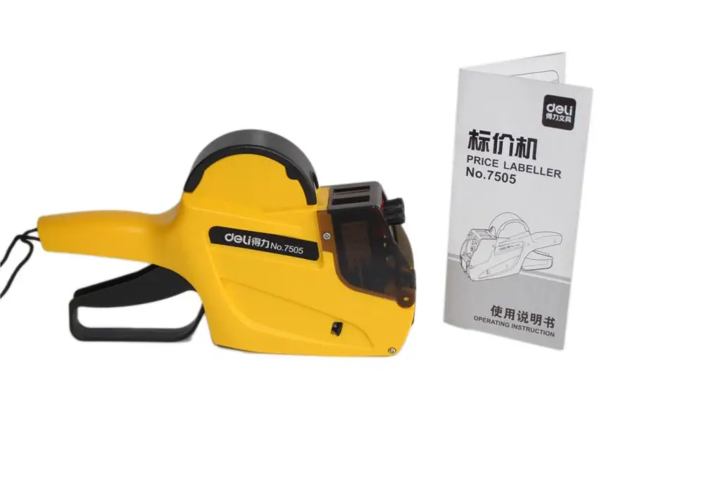 

Two-line Price Labeller 10 Digits Tag Sticker Pricing Gun Refillable Ink Roller Price Labeller Tool Double Lines Marker