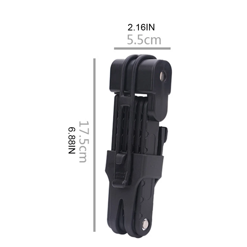 

Foldable Bicycle Anti-Theft Lock Compact Extreme Bike Security Chain Lock Bars Heavy Duty Outdoor Riding Security Parts