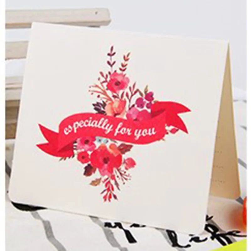 10 шт. конверт бумажная открытка мультяшная мини поздравительная спасибо День