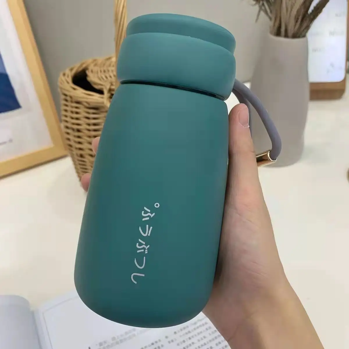 

Thermos Bottle Stainless Steel Insulated Water Bottle Milk Tumbler Portable Vacuum Flask Coffee Mug Travel Cup Lovers Gift