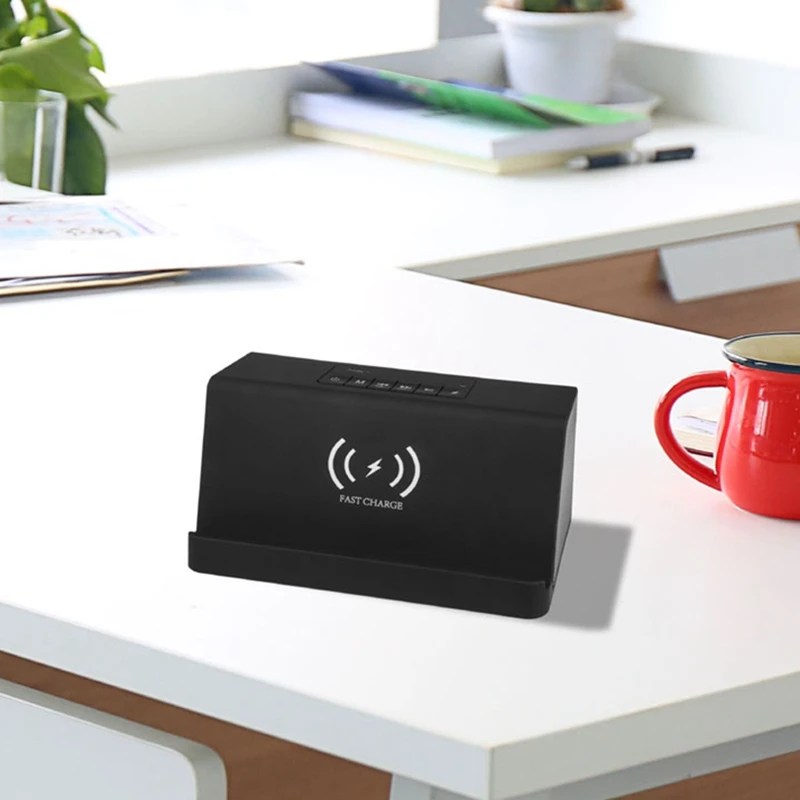 

Bluetooth Speakers with Charger Holder for Phone Column Home Music