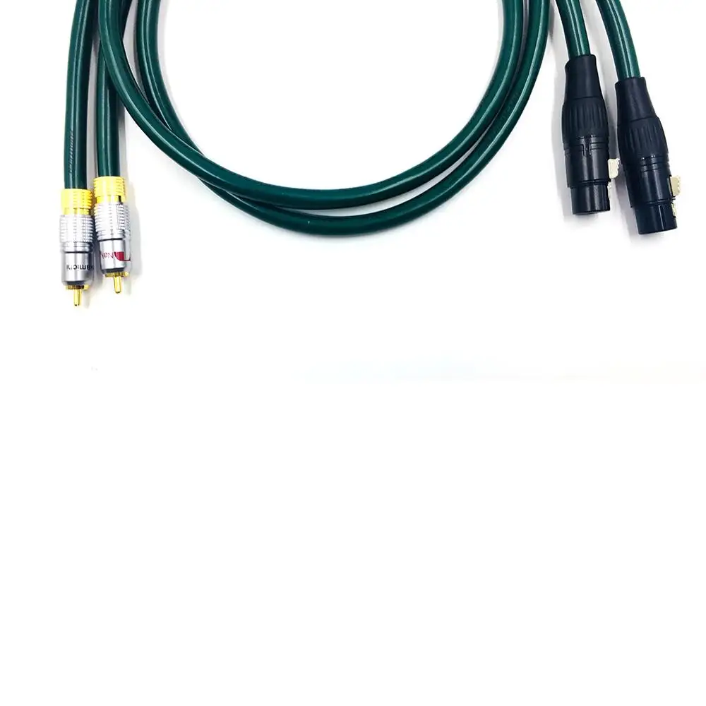 Thouliess пара HIFI Nakamichi RCA к XLR гнезду балочный Межблочный кабель 3pin аудио с FURUTECH FA