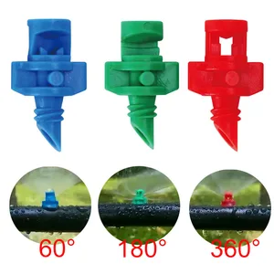 Простое рефракционное сопло, 50 шт., угол 90  180  360 , насадка для полива цветов с туманом, резьбовое соединение, освещение сада, фруктов