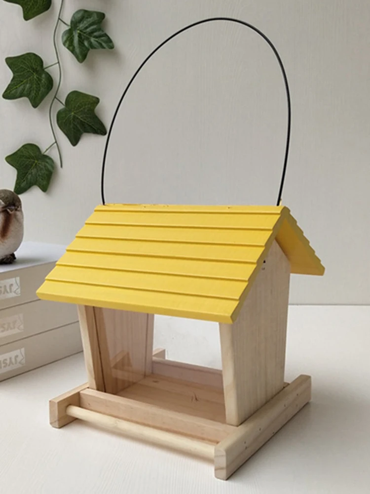 

Wooden Birdhouse Birds Living Nest Breeding Box Home Garden Decoration Bird Shelter Nests Box Bug Room