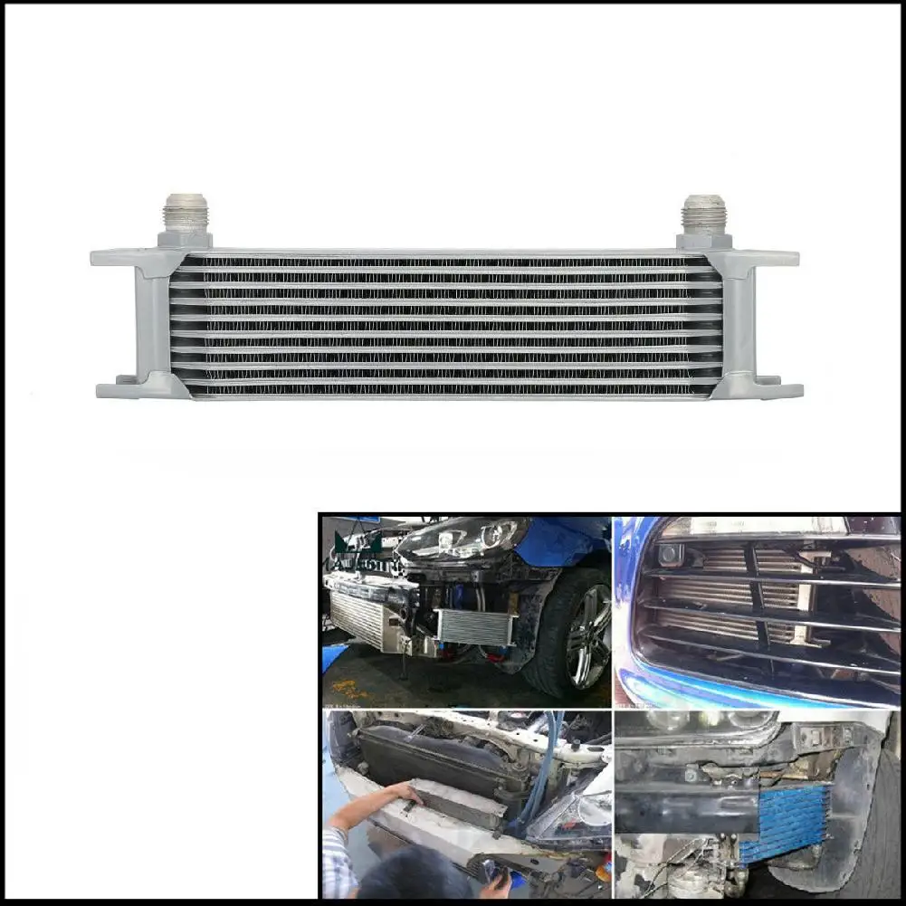 Dragonpad Universal 10 Row AN10 Engine Transmission Oil Cooler | Автомобили и мотоциклы