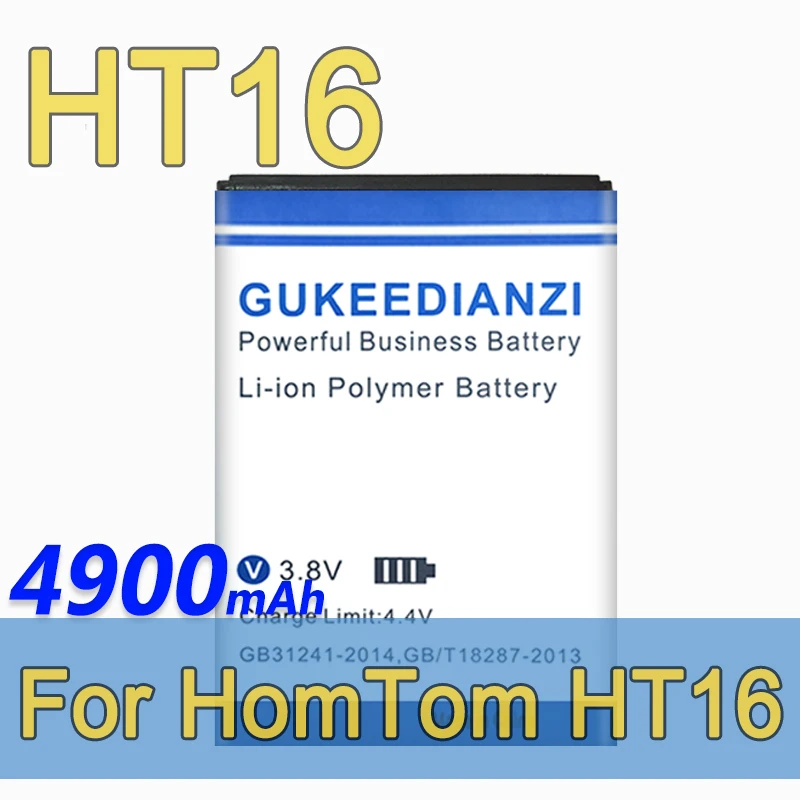 GUKEEDIANZI 4900mAh HT16 мобильный телефон литий полимерная батарея для HomTom стабильное