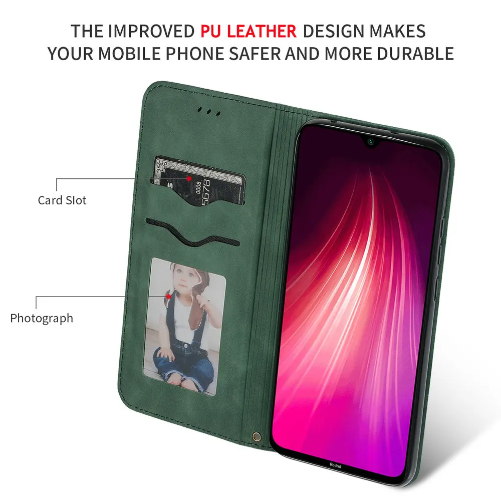 Redmi Note8T Note 8 T роскошный чехол, твердый кожаный чехол-кошелек для Xiaomi Redmi Note 8 T, чехол, чехол для Redmi Note 8 T T8, противоударный