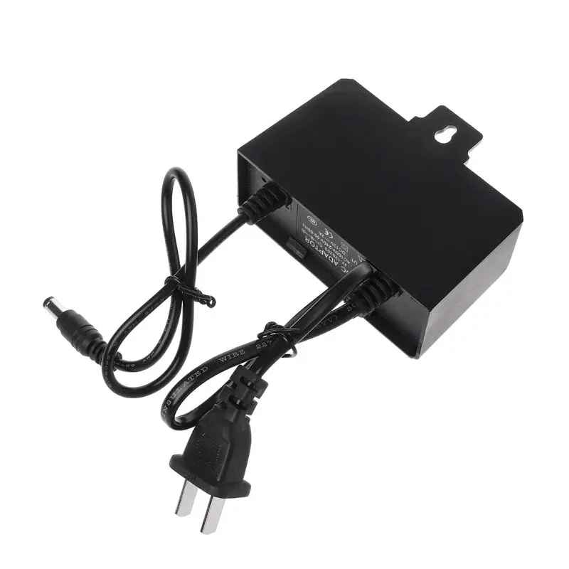 Питание AC адаптер постоянного тока для зарядного устройства 12V 2A вилка европейского и американского Водонепроницаемый на открытом воздухе из-за цветопередачи монитора CCTV камера скрытого наблюдения CCD