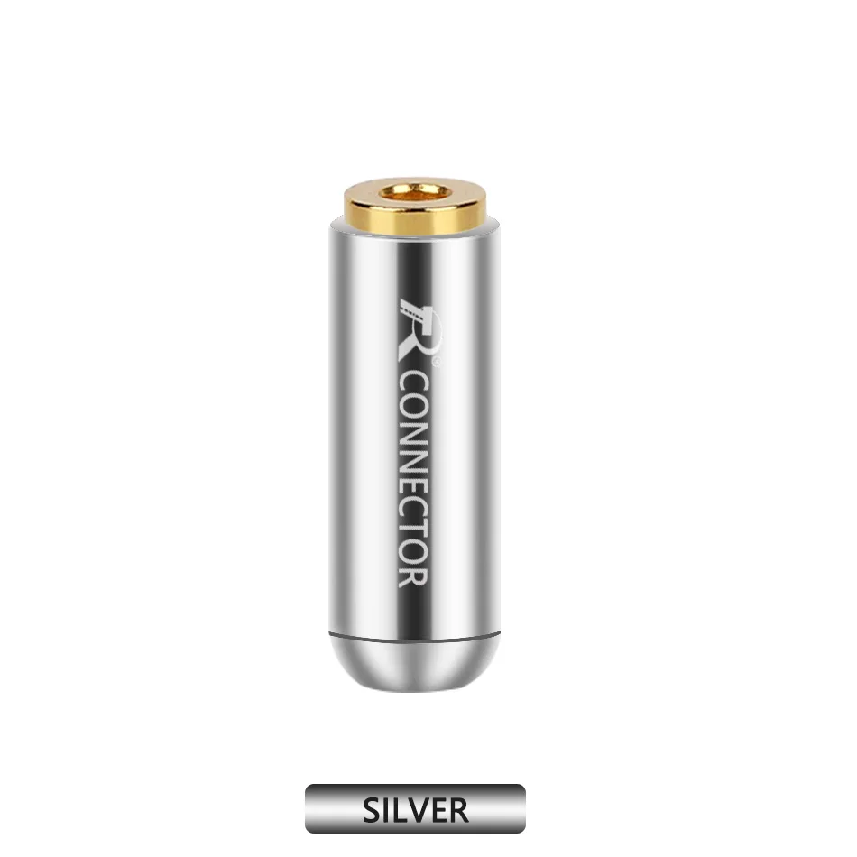 Silver 10 шт. Новое поступление Алюминий Jack 3,5 аудиоразъем типа мама 3,5 мм 3 полюс стерео разъем позолоченная проволока разъем наушников «сделай сам» - Цвет: Silver