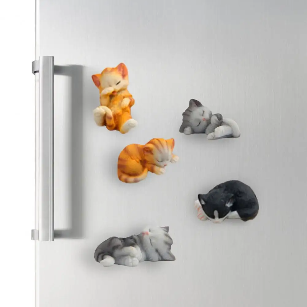 Украшение для холодильника милый ленивый кот магниты на холодильник украшение