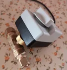 Латунный моторизованный шаровой клапан 1.6MPa AC220V DN15 DN20 DN25 2-полосная 3 провода Электрический привод ручного переключения