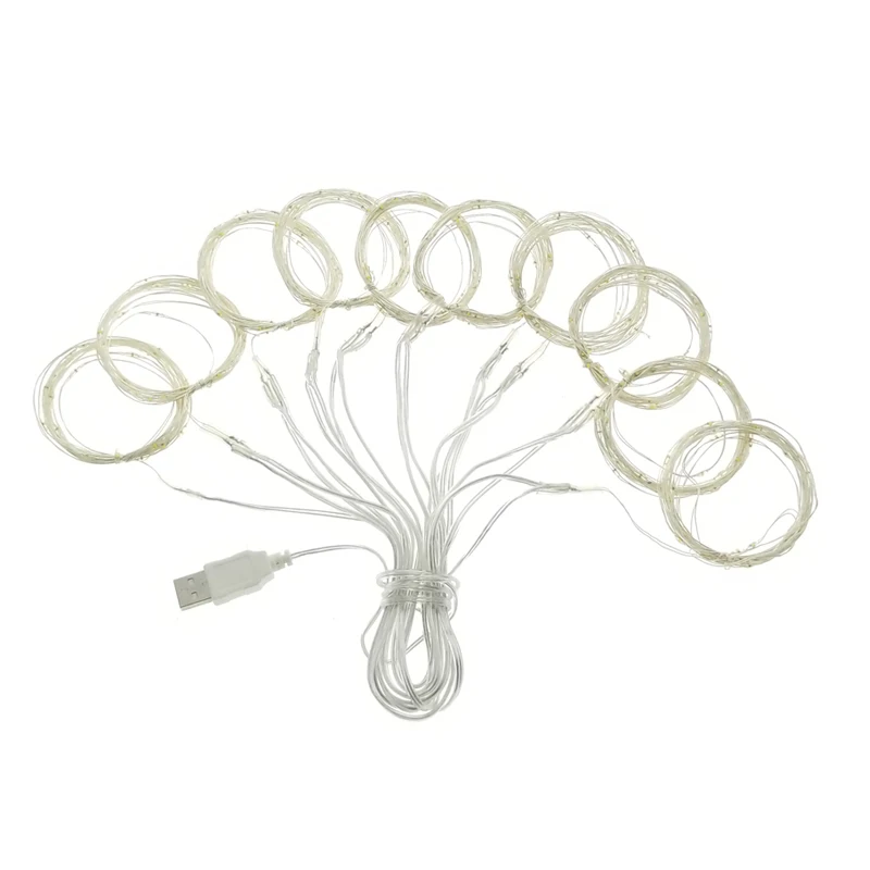 СВЕТОДИОДНАЯ Гирлянда-занавеска с дистанционным управлением 3 м | Лампы и