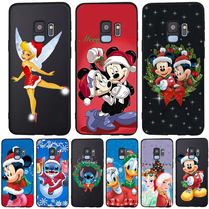 Светодиодный свет Рождества для samsung Galaxy S6 S7 край S8 S9 S10 Plus Note 8, 9, 10, A30 A40 A50 A60 A70 M10 M20 чехол для телефона чехол с мультипликационным принтом