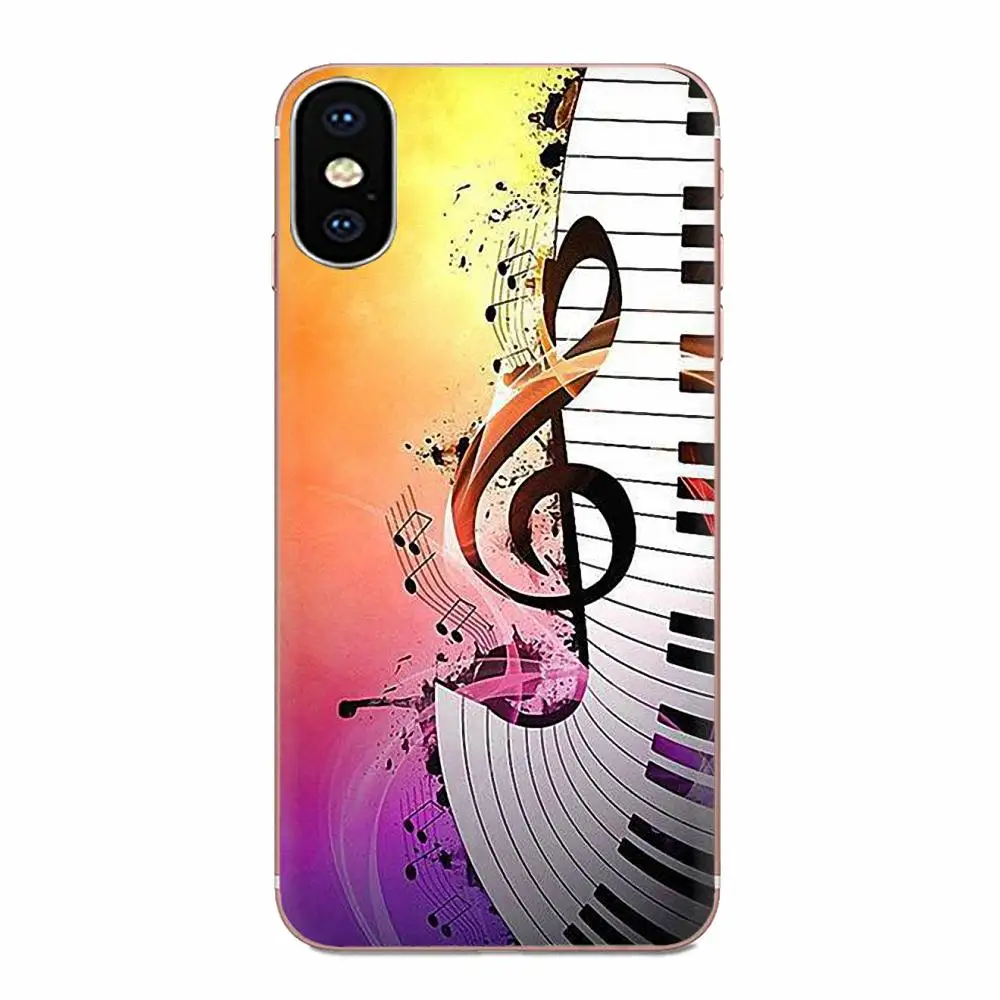 ТПУ чехол музыкальная фортепианная клавиатура для LG G2 G3 G4 G5 G6 G7 K4 K7 K8 K10 K12 K40 Mini Plus