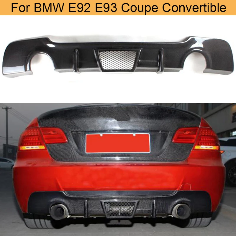 Диффузор для заднего бампера из углеродного волокна спойлер BMW 3 серии E92 E93 M Sport