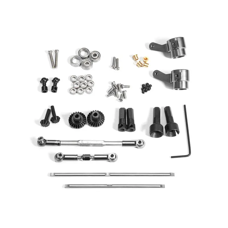 1 компл. металлическая мостовая ось шестерни с винтами для 1/16 WPL C14/C24 JJRC B14/B24 RC