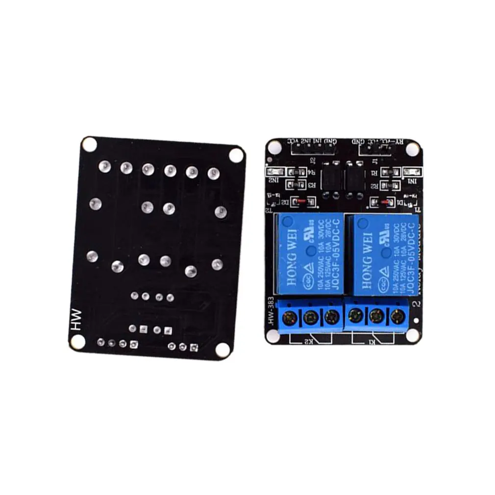 2-полосная триггерный релейный модуль 5v с изоляция оптопары для защиты реле