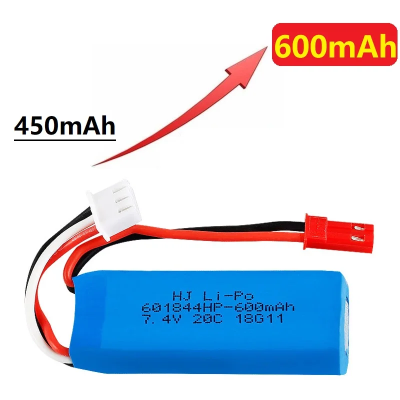 7 4 V 600mAh Lipo батарея с v зарядное устройство наборы для WLtoys K969 K979 K989 K999 P929 P939 RC
