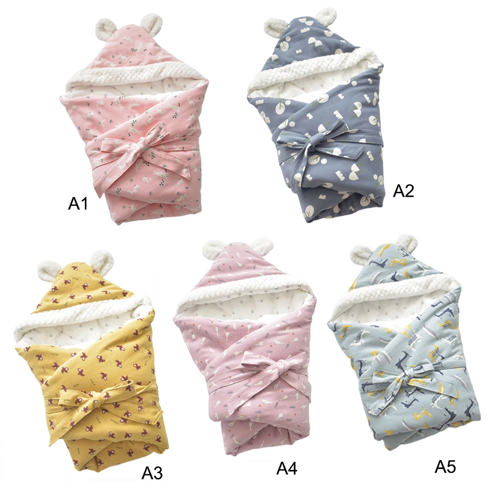80*80 см, 1 шт., конверт для малышей, для новорожденных, Мягкое хлопковое одеяло с рисунком, детское теплое одеяло, спальный мешок для маленьких девочек и мальчиков, постельные принадлежности
