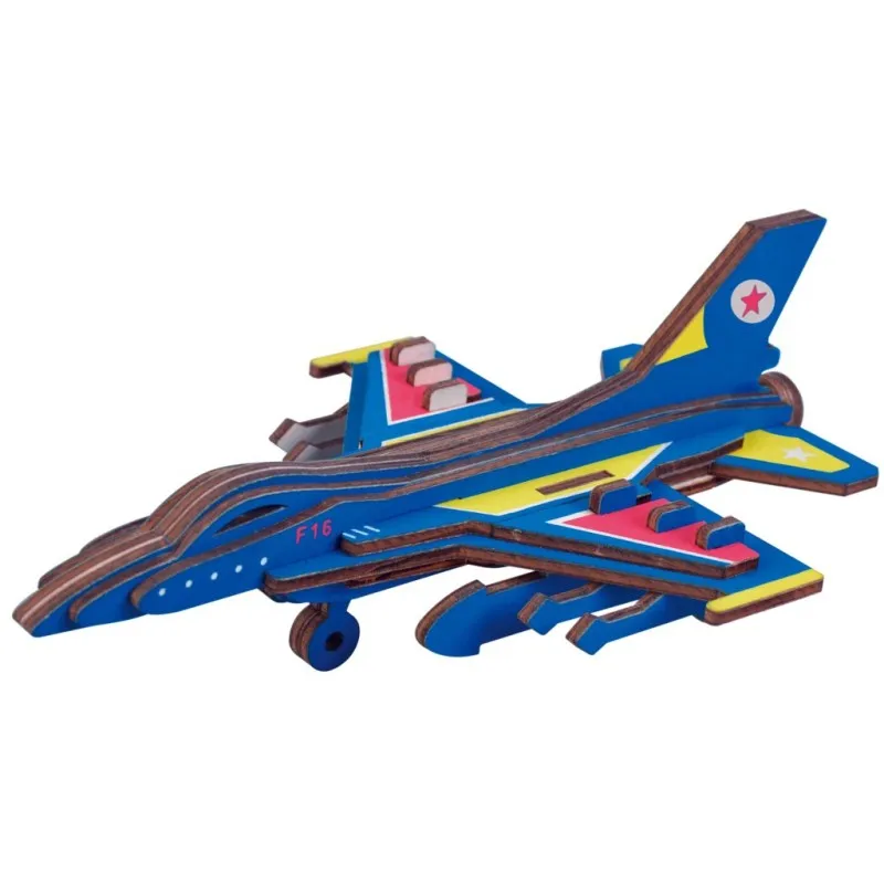 ZMP072 3D деревянные пазлы вертолет познание Развивающие игрушки для детей Монтессори Детские паззлы игра Scrabble детские игрушки - Цвет: ZMP072