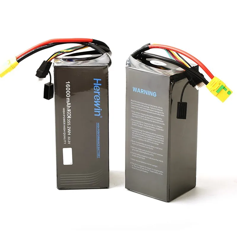 Herewin 16000mah 22000mah 12000mah литий-полимерная батарея 22 2 v 6S 20C для защиты