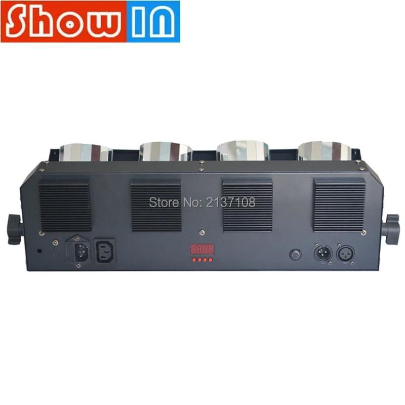 4 шт./лот 4*100 Вт RGBW светодиодный светильник с роллевым сканированием DMX Luces DJ диско