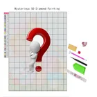 5D алмазов картина нового таинственный для взрослых и детей, цинковый сплав, с канифоль, наконечник ручки и макарон глины воск и большой набор лотков подарок