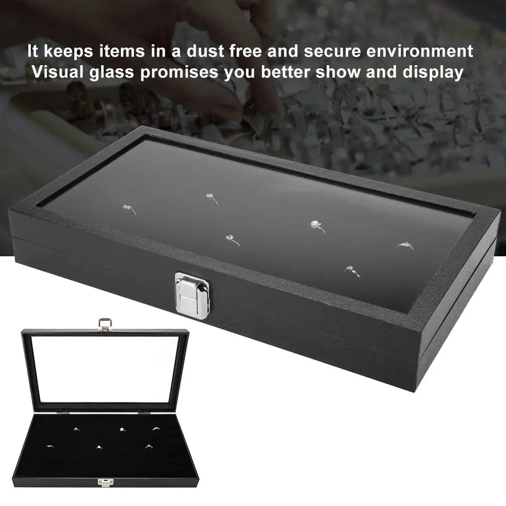 Лоток для демонстрации колец шкатулка органайзер высокое качество держатель