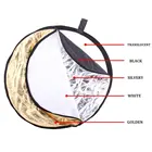 5 в 1, портативный складной Круглый отражатель для фотостудии, 24 дюйма, 60 см