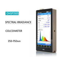 ohsp350s portable 350 950nm spectrometer test cct cri lux spectrum par ppfd tm 30