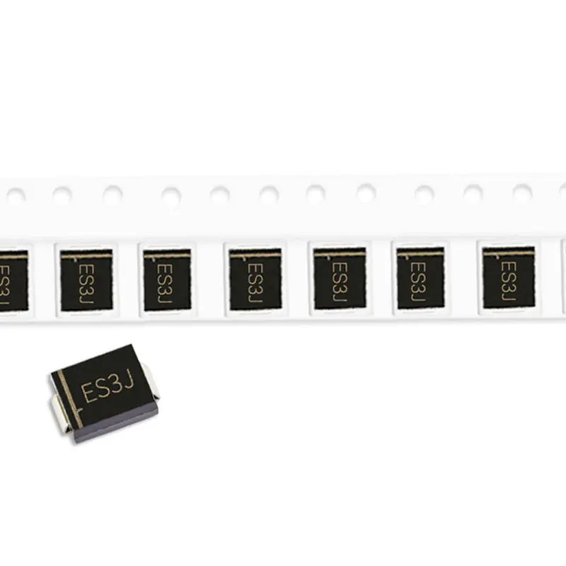 50 шт. SMD быстрый выпрямитель диоды DO 214AB RS3M ES5G ES3D ES3J 3A 50V 100V 150V 200V 300V 400V 600V