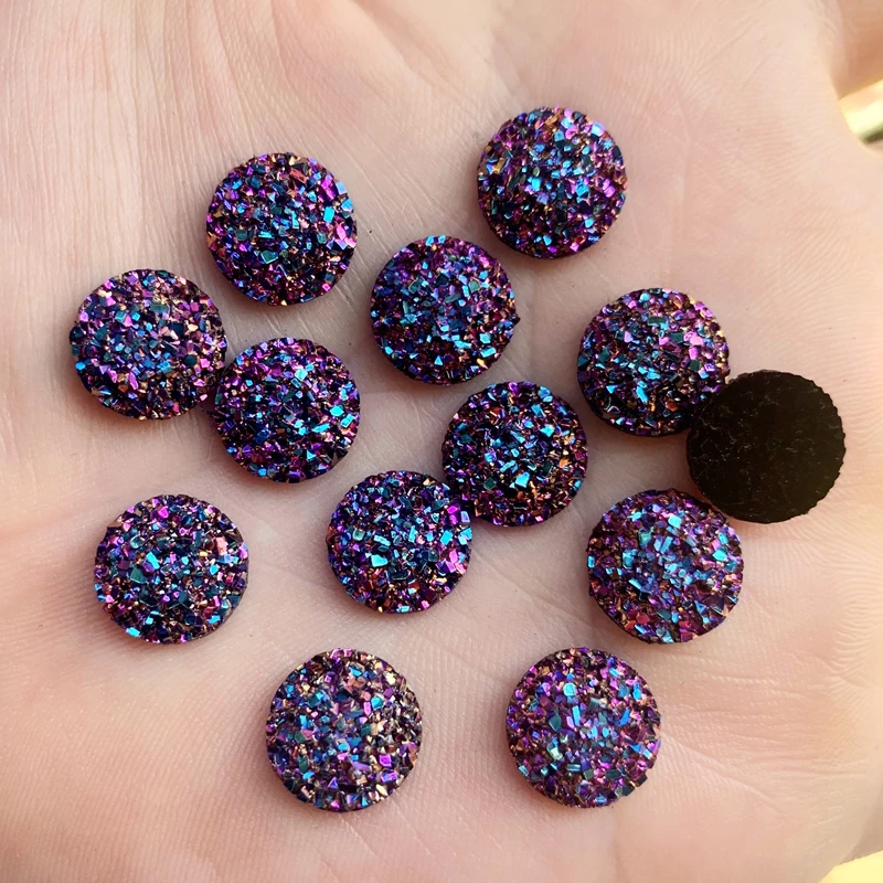 80 шт./лот набор из натурального хрусталя с простой спинкой тонкая адгезия