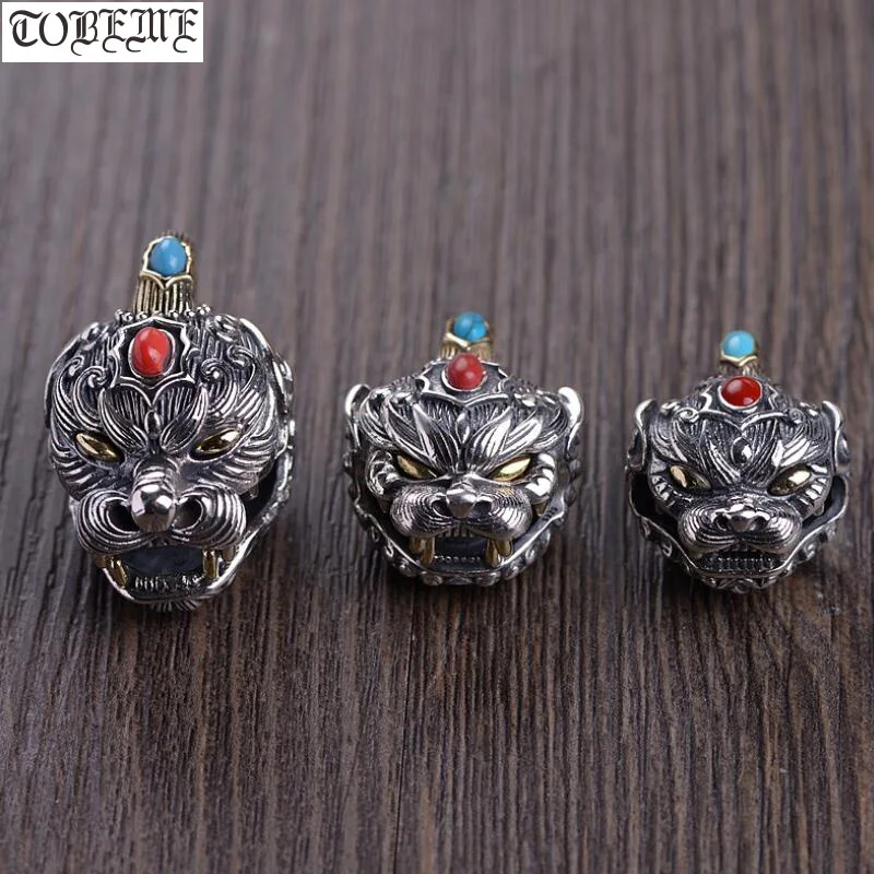 

100% 925 Silver Pixiu Pendant Vintage Sterling Silver Fengshui Pixiu Pendant Wealth Pixiu Power Pendant Good Luck Amulet