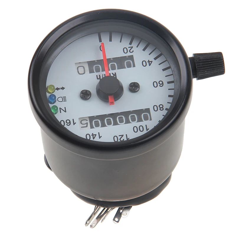 Светодиодный одометр для мотоцикла posbay Спидометр с двойным одометром сигнальный