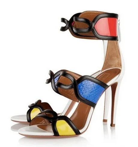 Новинка Великолепные женские ботинки из кожи под змеиную кожу на высоком каблуке