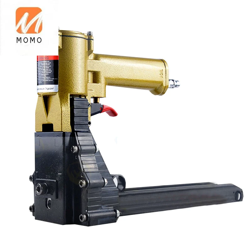

High quality Handle pneumatic carton box nails stitcher staple sealing closing stapler machine