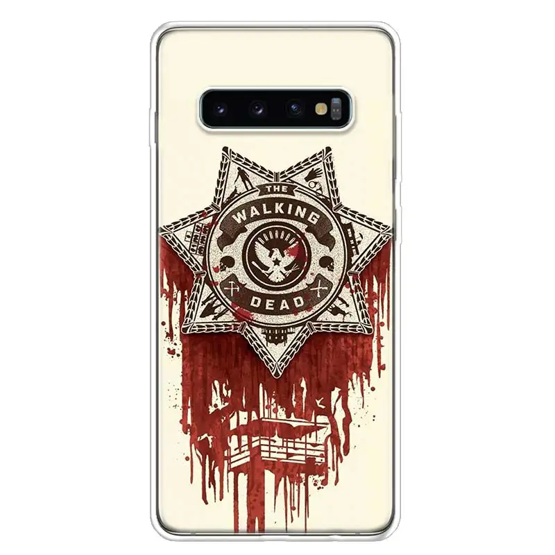 Чехол с изображением ходячих героев для телефона Samsung Galaxy S20 Ultra S10E S9 S8 S7 S6 Note 10 9 8 J4