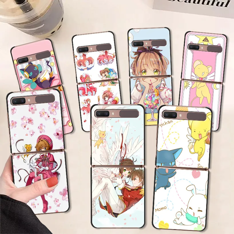 

Чехол для телефона Cardcaptor Sakura Anime, чехол для Samsung Galaxy Z Flip3 5G, задняя крышка для Galaxy Z Flip 3 Z Flip 5G, мягкий чехол