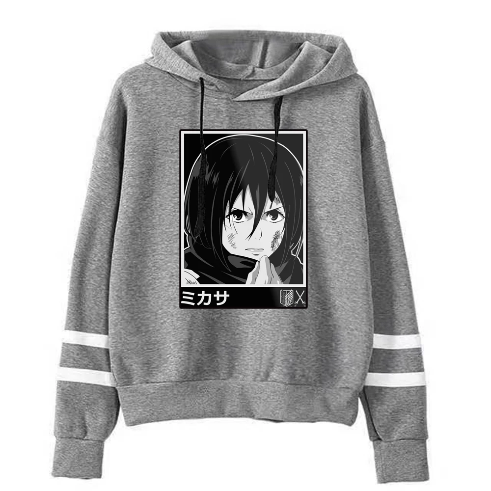 Attack on Titan Mikasa Sweetshirt Unisex Polyester Hoodie Men's Casual Hoodie Women