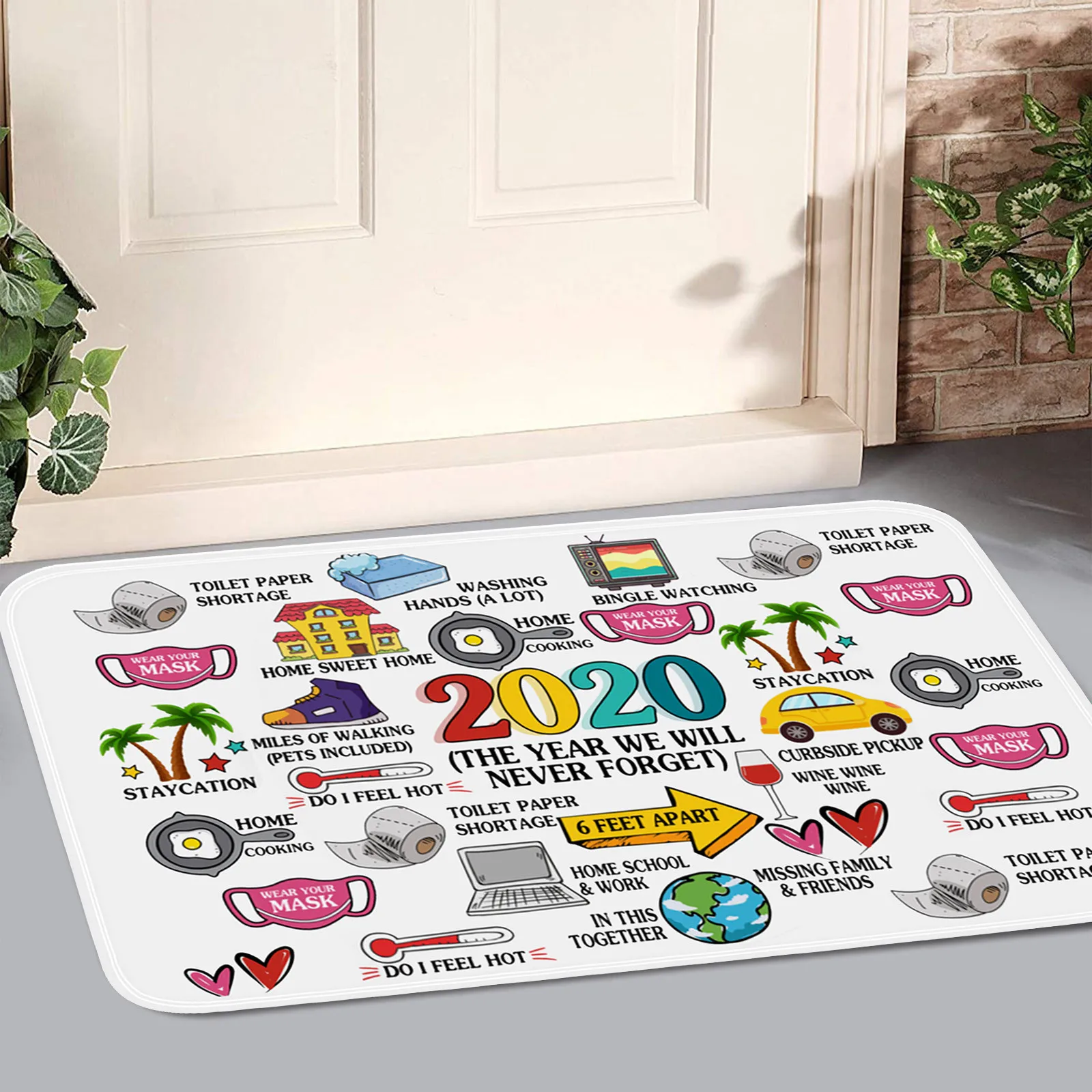 Моющийся коврик нескользящий для гостиной подстилка помещений пола креативный