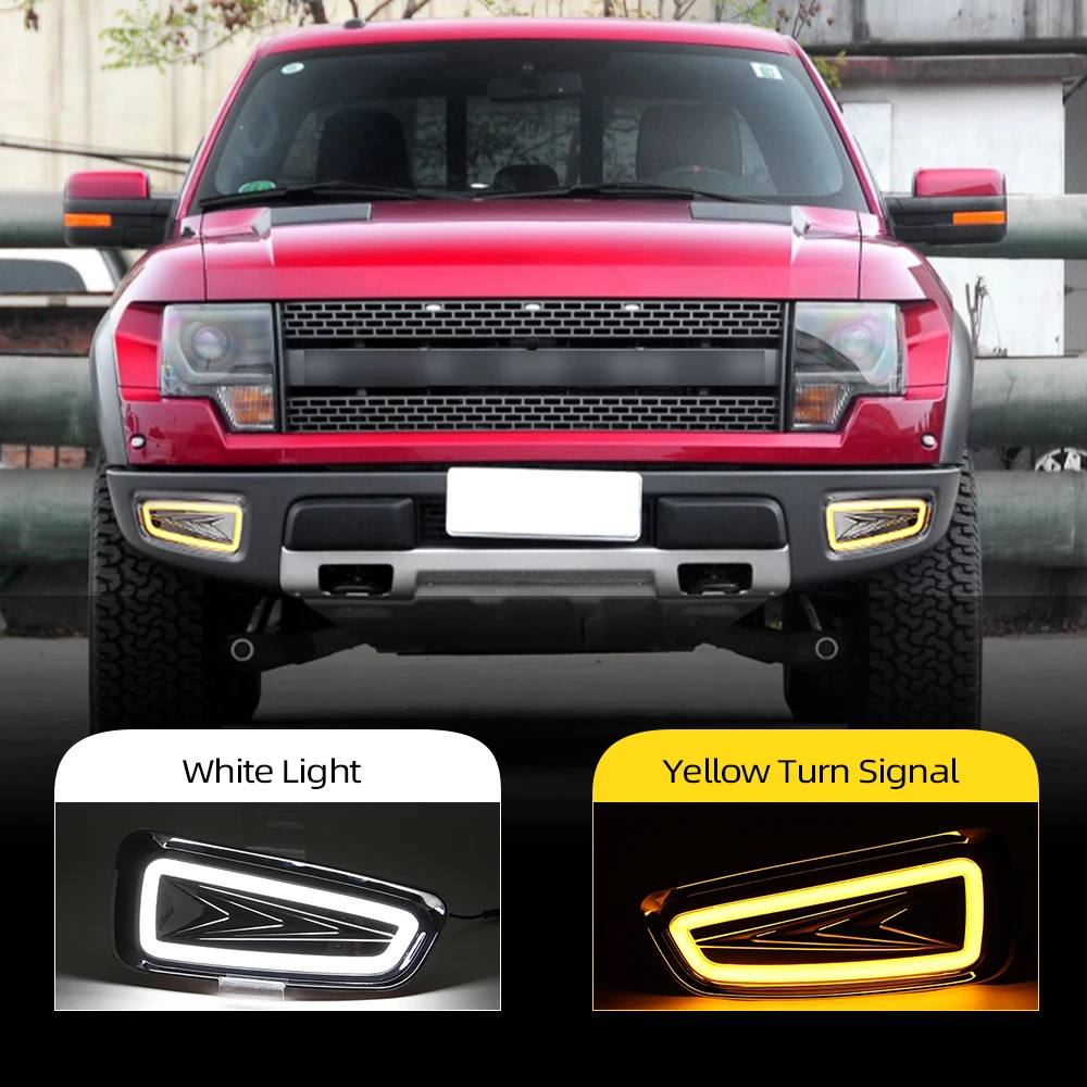CSCSNL 2 шт. для Ford Raptor F150 2010 2012 2013 2014 2015 светодиодный ные дневные ходовые огни