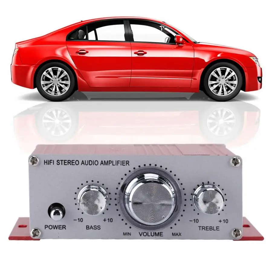 Мини цифровой автомобильный усилитель Hifi аудио Музыка CD DVD MP3 fm плеер