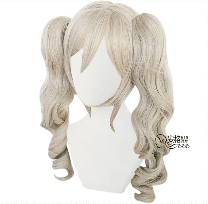 Парик для косплея аниме геншин термостойкий Барбары с длинными вьющимися